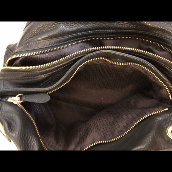 COLE HAAN Pebbled Leather Black Purse - Picture 7 of 14